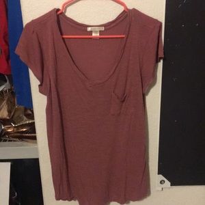 Pink V neck - never worn